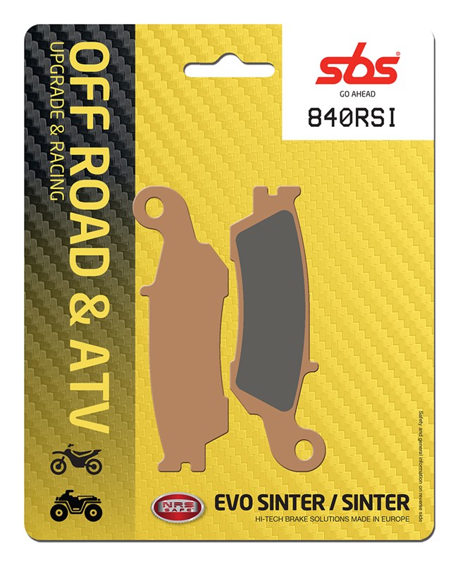 SBS brake pads KH450 OFF-ROAD racing sinteredcolour gold (840RSI)